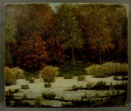Tableau fin 19ème - , signé
