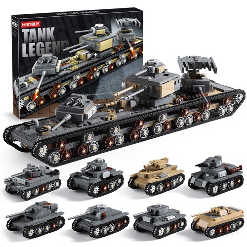 1165 piece ww2 army tank - 1165-piece, toys