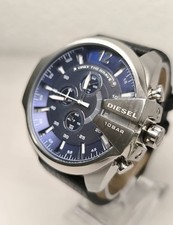 ✅? Grosse Montre Diesel Mega Chief DZ4423 Bleu nuit Boitier 51mm