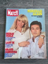 Paris Match n°1782 - du 22 juillet 1983 - Mireille Darc et Alain Delon / Lady Di