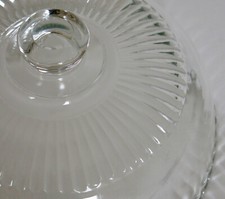 CLOCHE à GATEAUX, ancienne cloche verre cristal, à fromage, à gateaux, 12 France