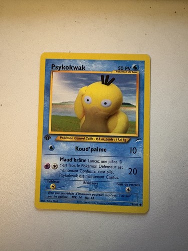 Carte pokémon psykokwak - pokémon,