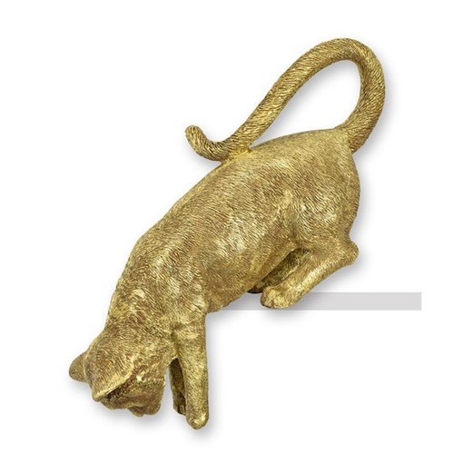 9932446 résine figurine chat - résine,