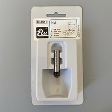 Elu E45611 HM TCT Fraise À Gouttière - 8mm Tige D:9.5mm R:4.75mm