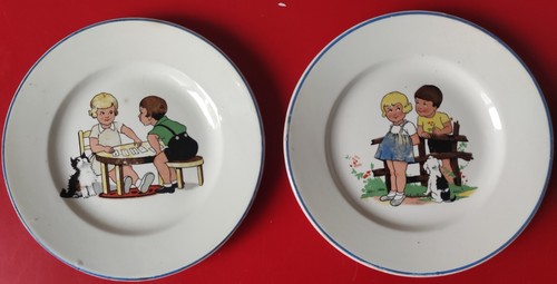 Assiette dessert creil - assiette,