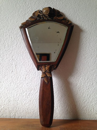 Ancien superbe miroir - ancien, et