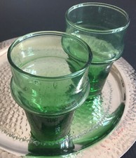 2 verres Beldi vert à thé ou à café marocain Neuf