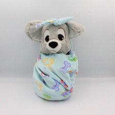 Doudou peluche chien Clochard dans un sac baluchon DISNEY  - 24657