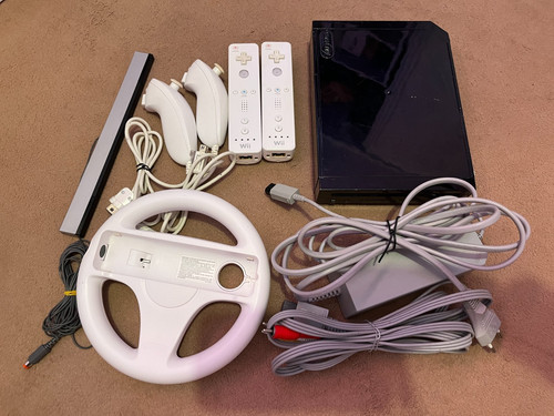 Console wii blanche black - wii,