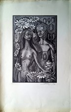 Paul Koch ( 1927 )Estampe -