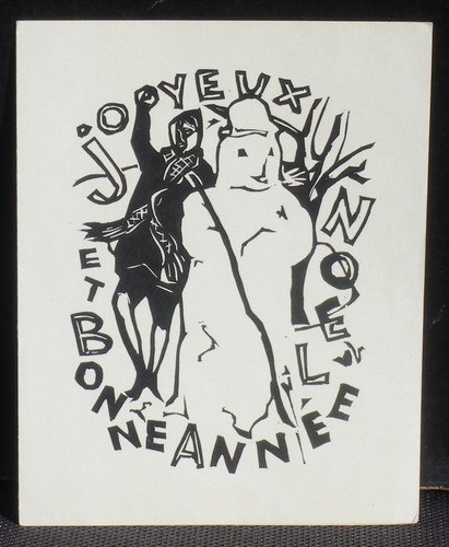 Signed carte voeux gabriel - signed, de