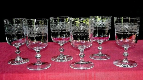 Baccarat water wine glasses - baccarat,