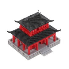  Figurine de Mini pavillon de Village Miniature, pavillon chinois, décoration