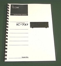 Icom IC-737 Instruction manual