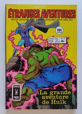 Etranges aventures N° 39 Marvel Hulk  Marie Séverin Kirby Gil Kane