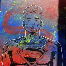 Tableau Superman (DC comics) Original Signé