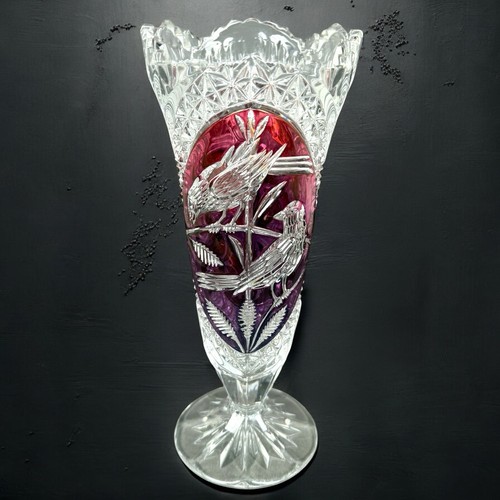 Joli vase cristal plomb - en, de
