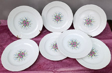 7 ASSIETTES A FROMAGE - DESSERT / PORCELAINE DE BAVIERE SCHUMANN ARZBERG GERMANY