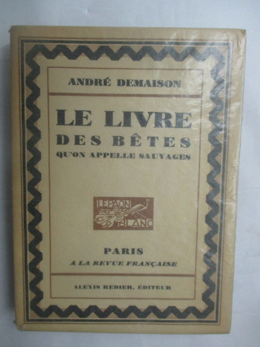 Demaison livre des bêtes - "le,