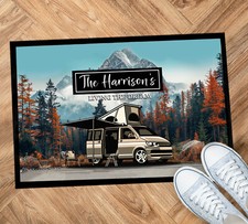 Personnalisé Pop-Top Camping-Car Porte Tapis - Camping - Étiquette 60 X 40 CM
