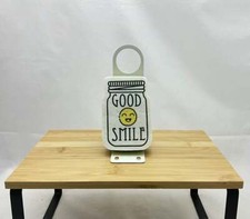 éponge cuisine double face Smile blanc noir jaune 11,5 x 9cm env 4 styles