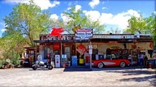 PLAQUE MÉTAL  garage route 66