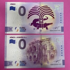 2 BILLETS 2021-6-7 TOURISTIQUE 0 € CROCODILE et PALMIER & NIMENO II ARENES NIMES
