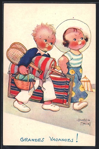 Carte postale artiste - carte,