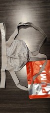 Jockstrap gris en coton pour homme