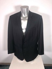 luxueuse veste gabardine bleu