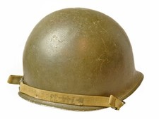 Casque M-1 US WW2 744th tank battalion