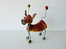 Céramique Vache Accolay fil de fer ,circa 1950