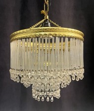 Lustre ancien à pampilles