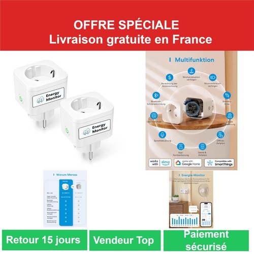 Meross prise connectée type - prise,