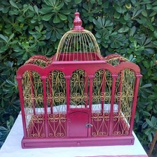 Cage oiseaux xxl bois xx - à,