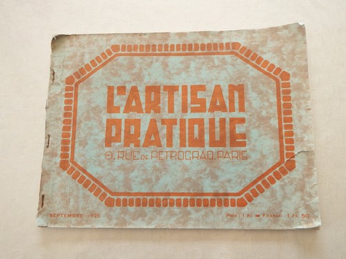 Ancien catalogue artisan - ancien,