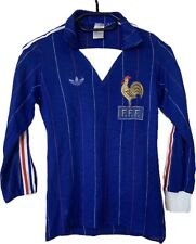 Maillot Equipe de France 1980/1982 jersey football Adidas Ventex camiseta