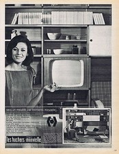 PUBLICITE ADVERTISING 064 1964 LES HUCHERS MINVIELLE meubles par éléments