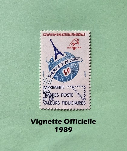 Timbre vignette officielle - timbre,
