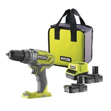 Ryobi R18PD3-0 Perceuse Percussion Batterie 18V 50Nm Kit 2x2,0 Ah