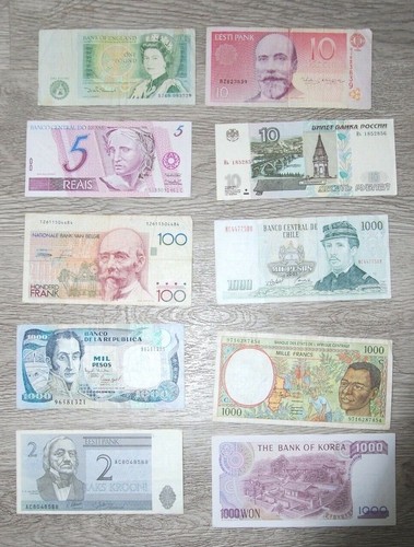Billets banque lot - -,