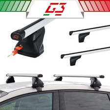 Alu Argent Barres de toit pour