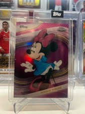 2025 Topps Chrome Disney Minnie Mouse #28 Rose Réfracteur /250