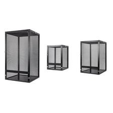 Cage grillagée en aluminium