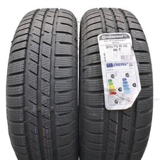 205 70 15 2X CONTINENTAL 205/70 R15 96T CrossCont Pneus D'Hiver 2022 COMME NEUF