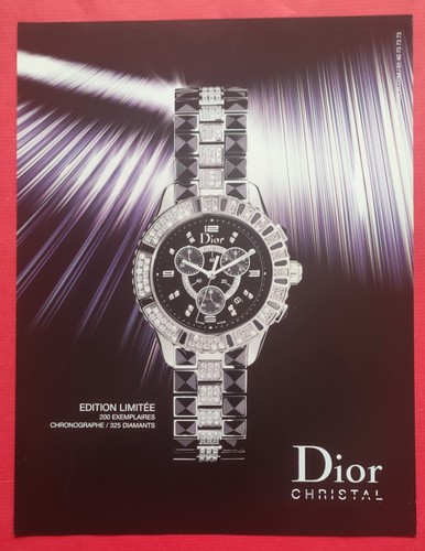 Publicité presse pour montre - presse,