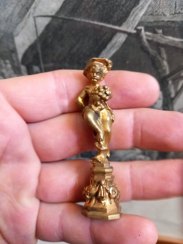 Sceau bronze doré jeune - bronze,