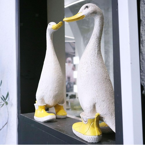 Figurine canard résine - figurine, en