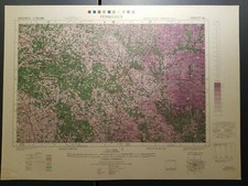 1944 Armée Américaine Aeronautic Topo Carte Perigueux France 1: 250,000 Gsgs