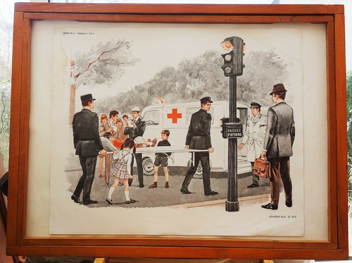 Ancienne affiche scolaire mdi - scolaire,